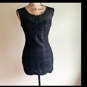 Maitai black bodycon dress size M mini